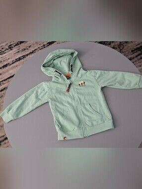 Nano Light Mint Zip-Up Hoodie for Kids 24 Mois Ecriture Dans Le Dos